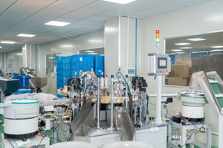image of a section of the packaging facility