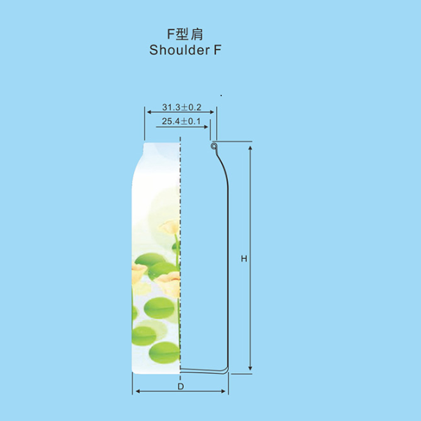 High Quality Aluminum Aerosol Can With Shoulder F