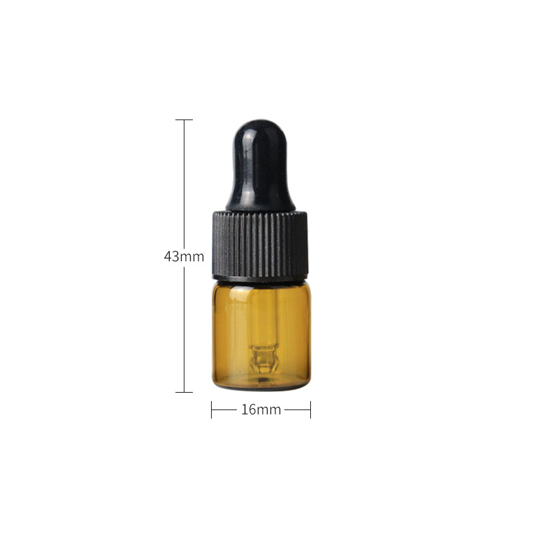 High Quality amber dropper 2ml