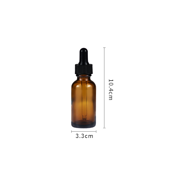 High Quality amber dropper 30ml