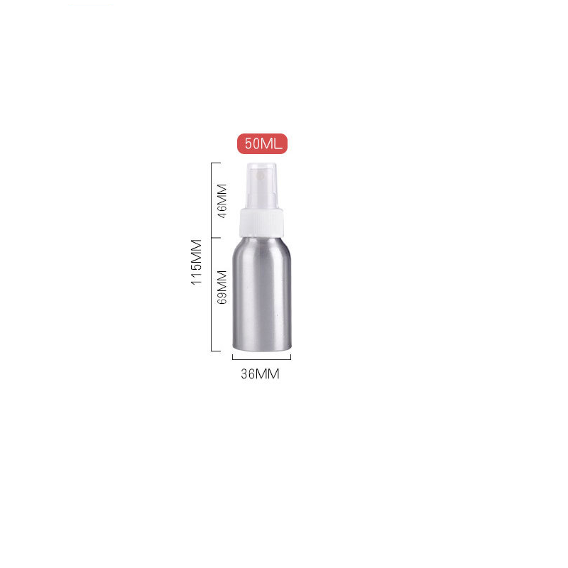 High quality aluminum bottle 50ml